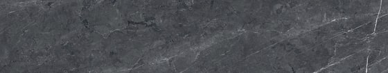 Porcelanato Pietra Grey gris oscuro con veta blanca marcada